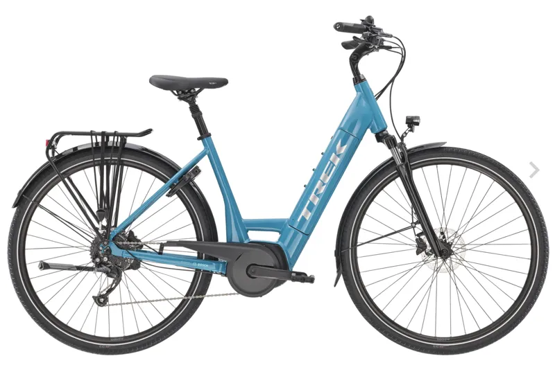 Trek Verve+ 3 Lowstep 2022 Electric Bike Teal 